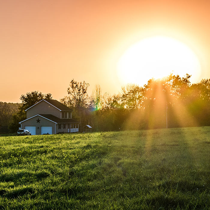 slonce dom fotowoltaika